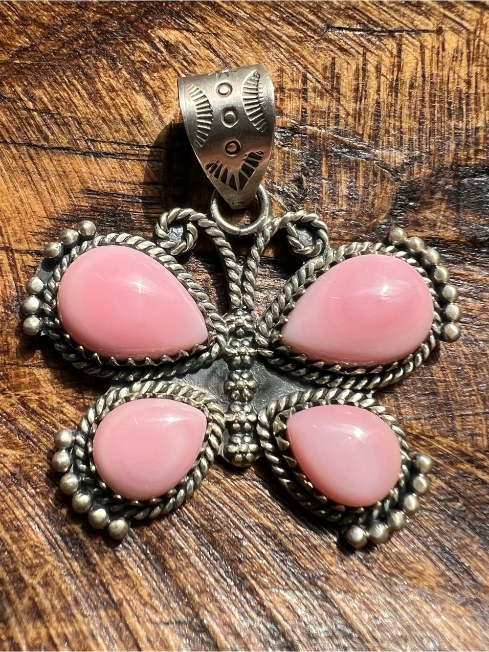 Sterling Silver Queen Conch Butterfly Pendant